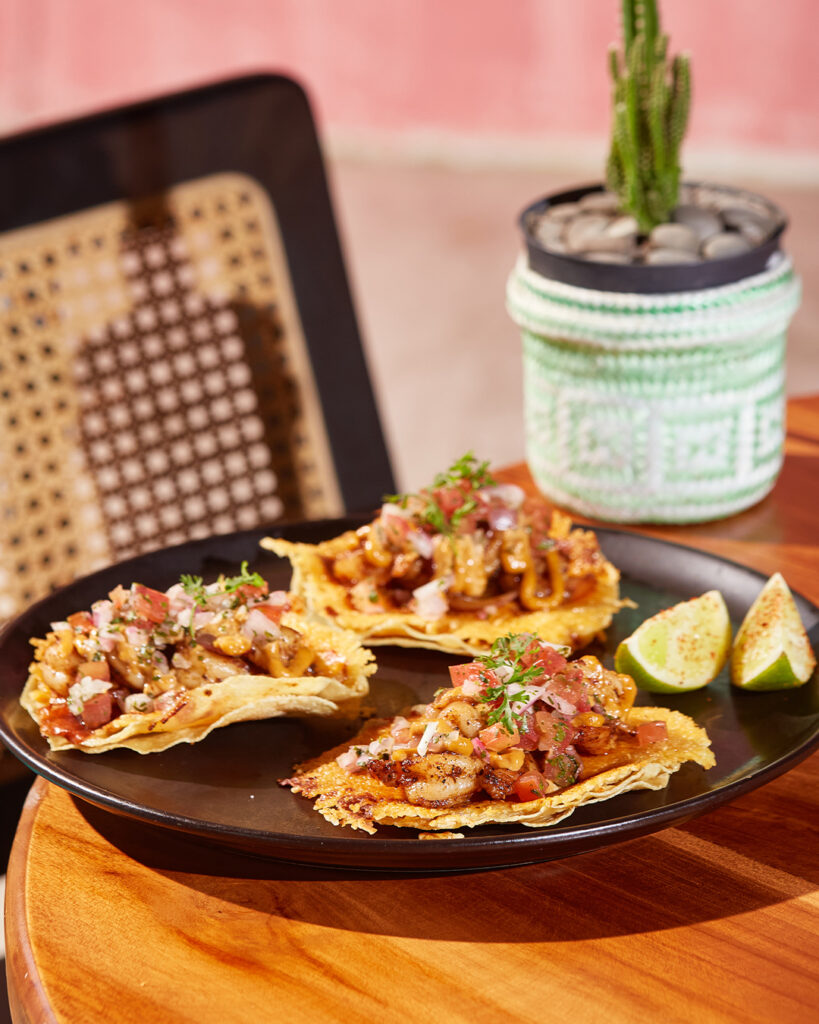 tacos auténticos en restaurante mexicano en Cartagena