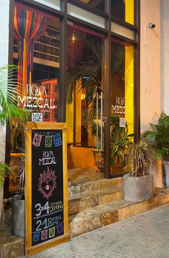 restaurante mexicano en cartagena entrada rosa mezcal